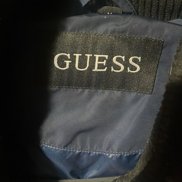 Blue GUESS long coat - Picture 2 of 4